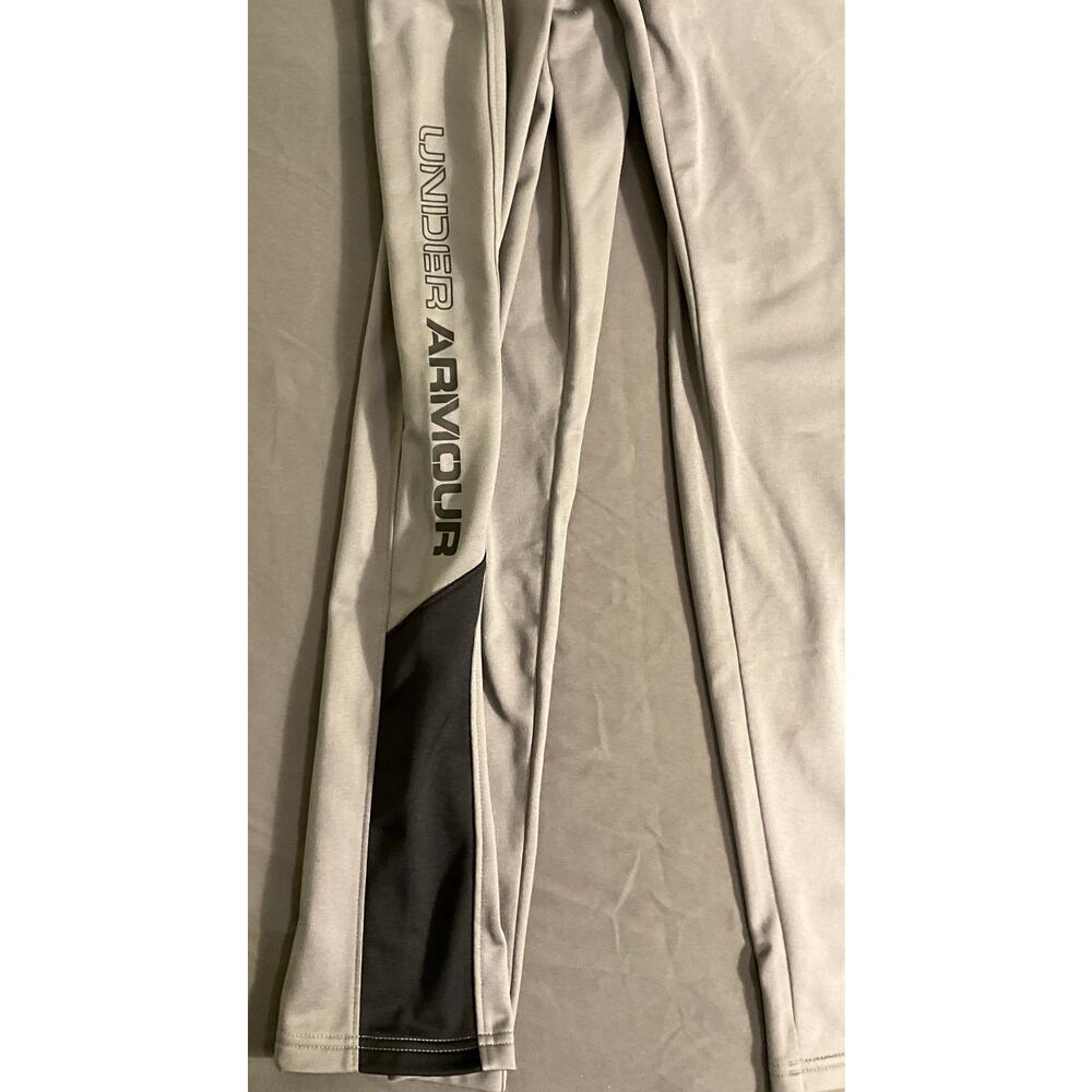 NWT Under Armour Loose Youth Unisex Warm Ups YLG Brawler 2.0 Grey Drawstring - Picture 10 of 10